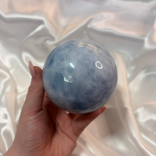 Blue Calcite Sphere