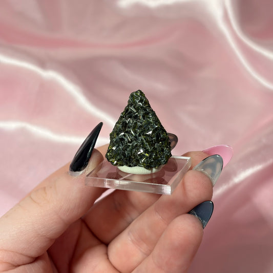 Natural Epidote Specimen – Piece A from PureZen Minerals, view 1