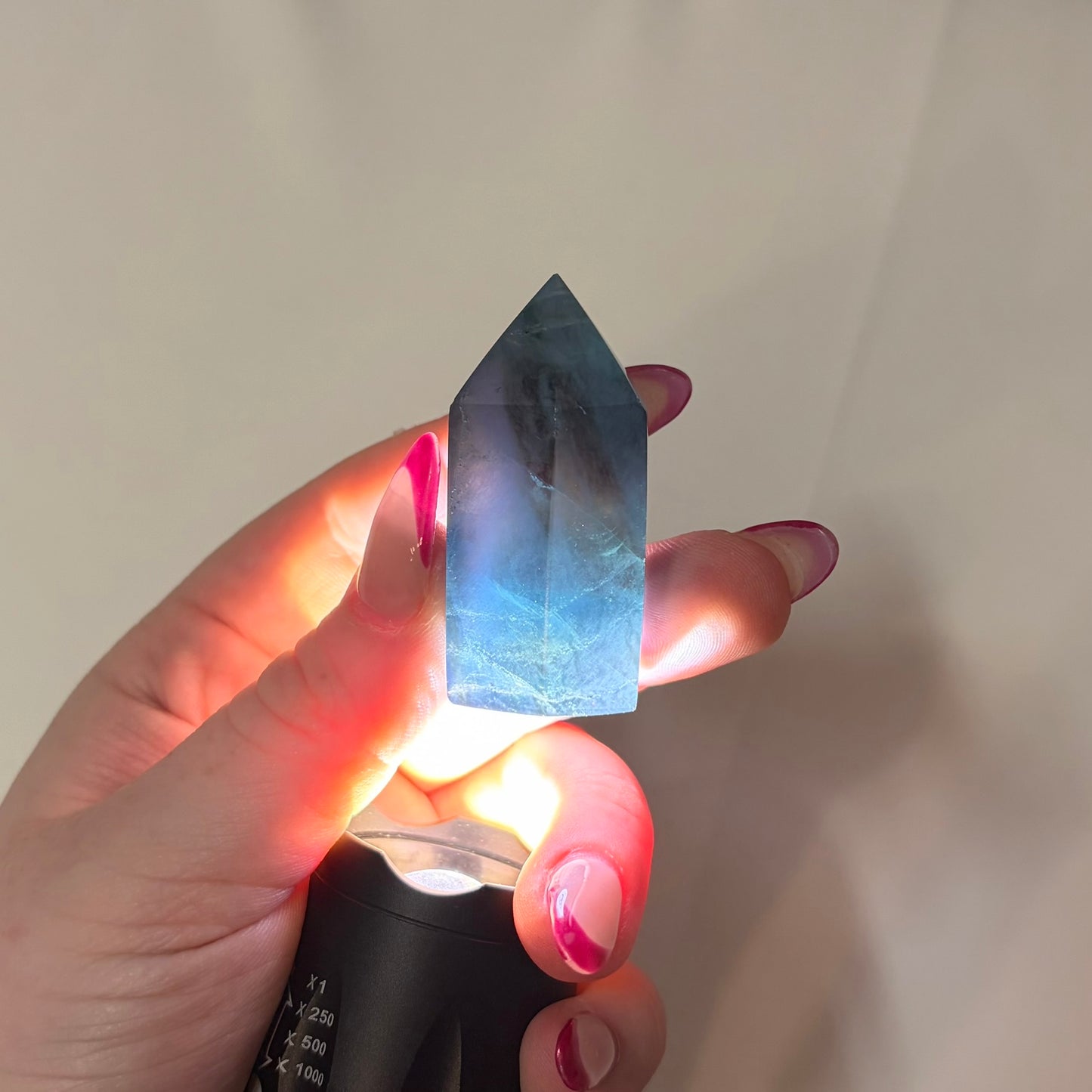 Blue Fluorite Crystal Sphere - Piece A