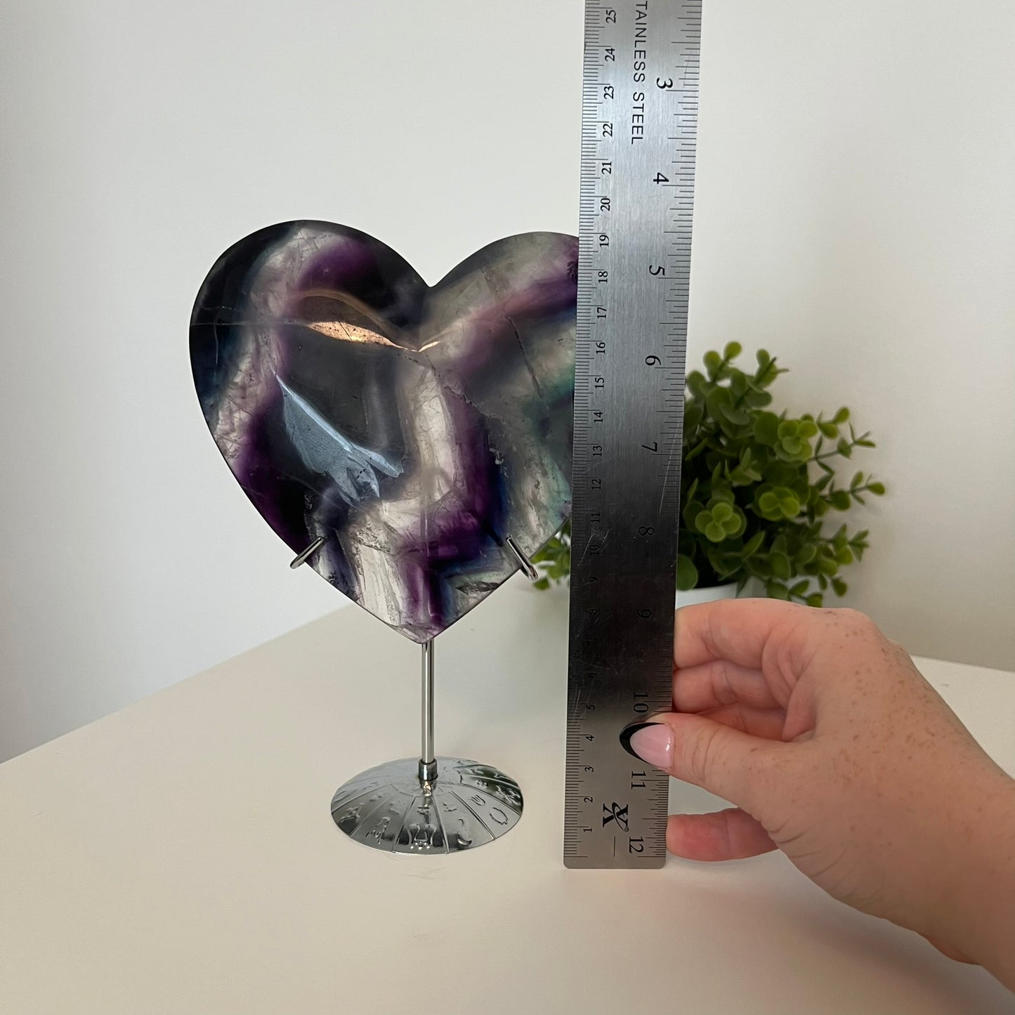 XL Fluorite Heart