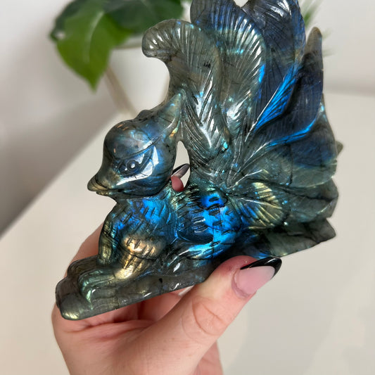 Labradorite 9 Tail Fox