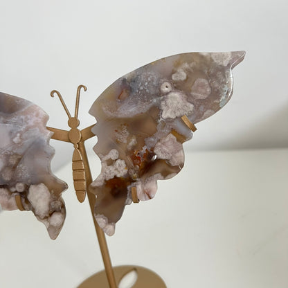 Flower Agate Butterfly Wings from PureZen Minerals, view 2