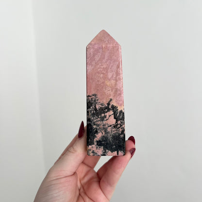 Rhodonite Towers from PureZen Minerals, view 2