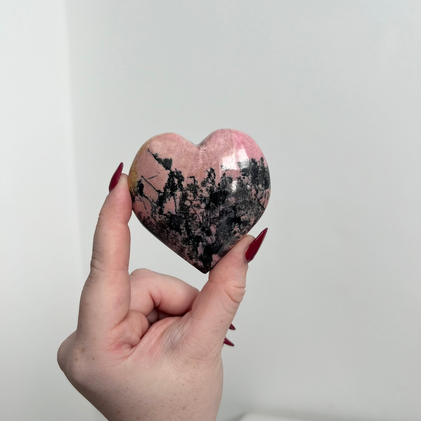 Rhodonite Heart A