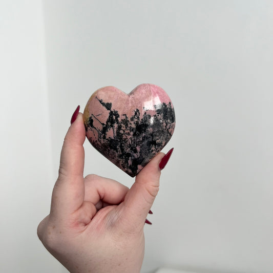 Rhodonite Heart A