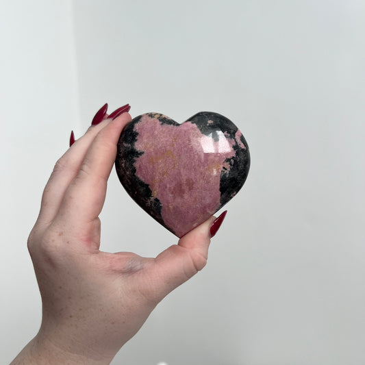 Rhodonite Heart B