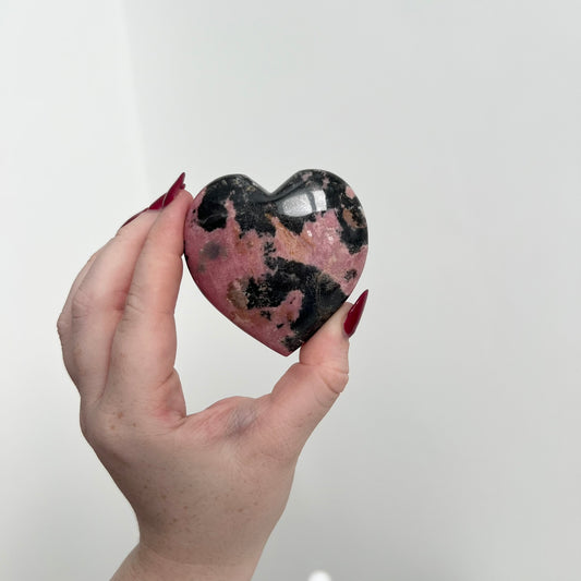 Rhodonite Heart C