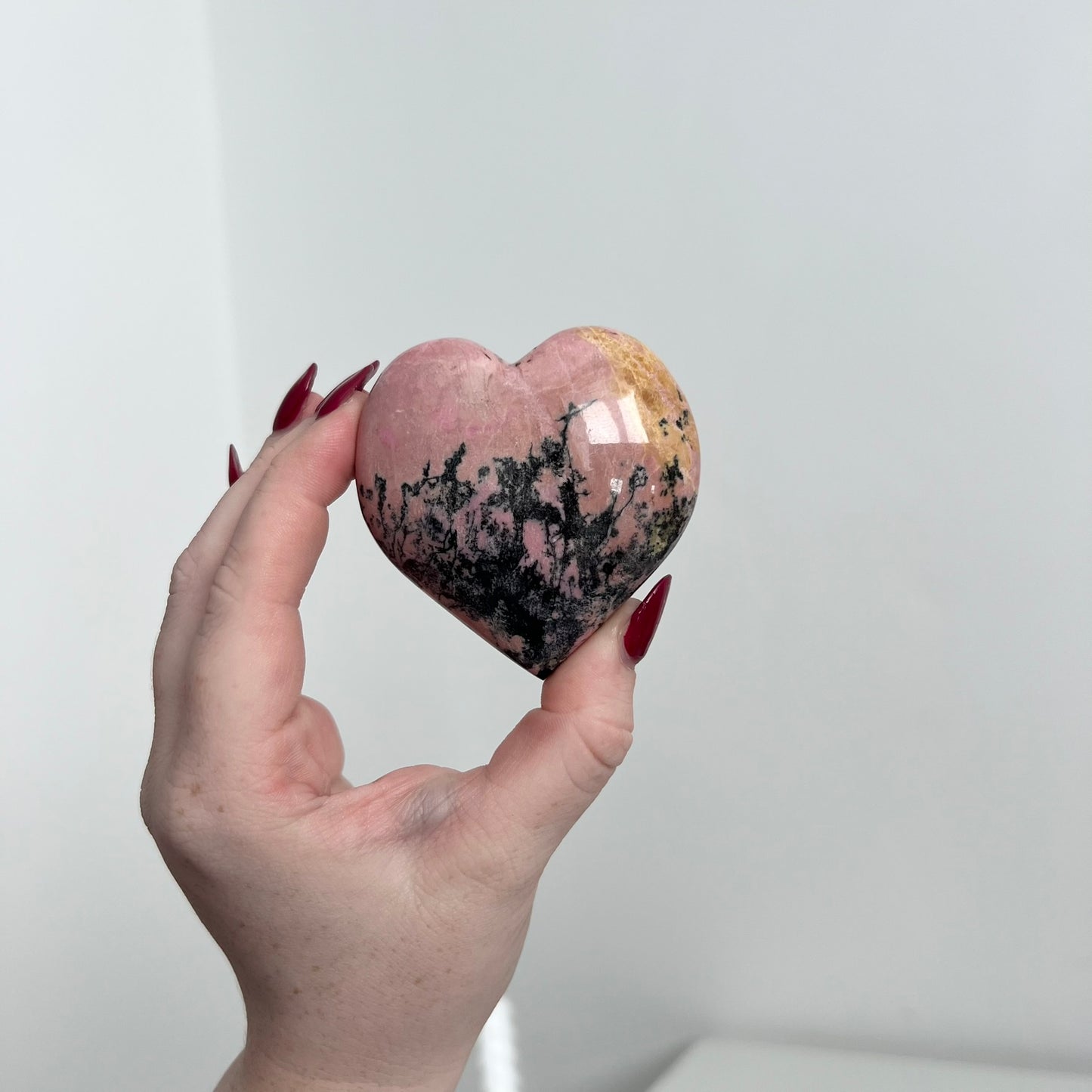 Rhodonite Heart A