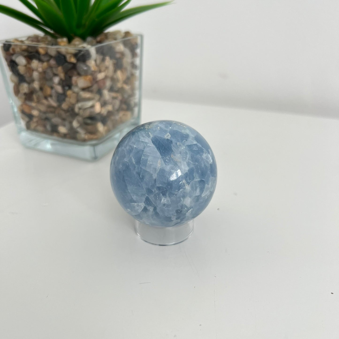Blue Calcite Sphere