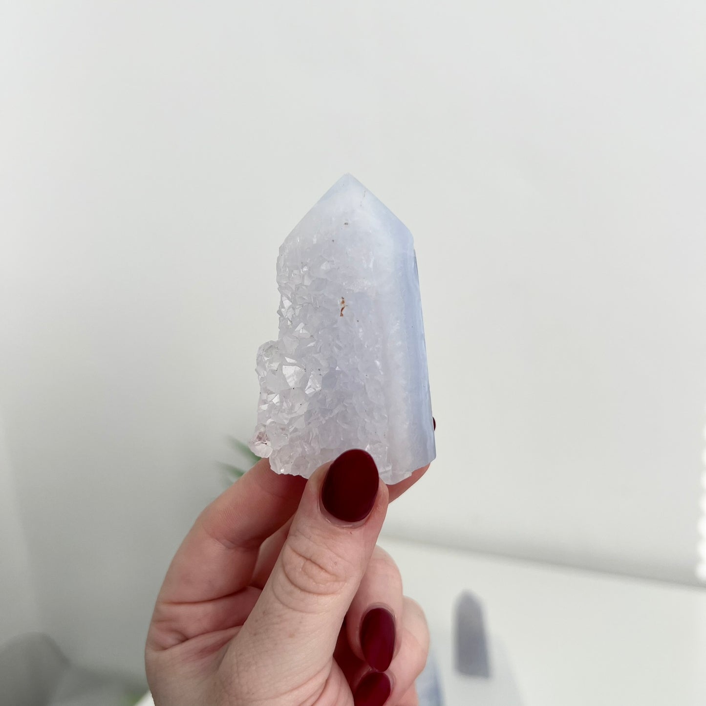 Blue Lace Agate Druzy Towers