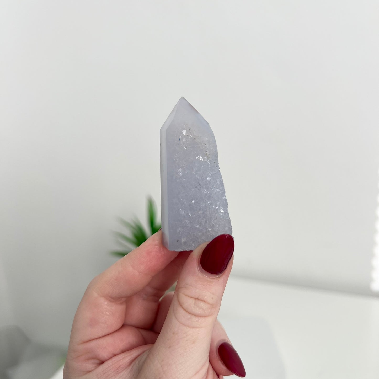 Blue Lace Agate Druzy Towers