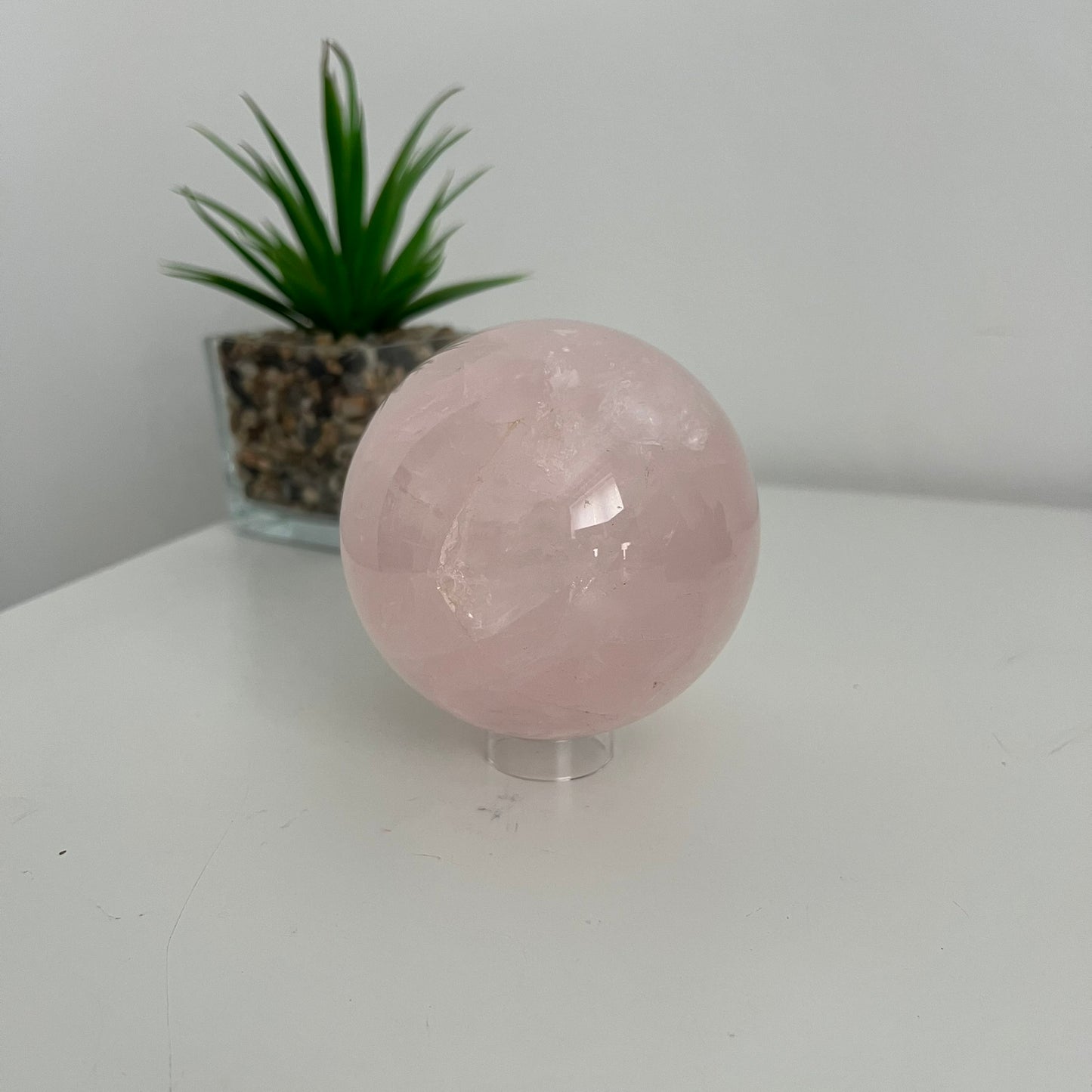 Large Rose Quartz Sphere