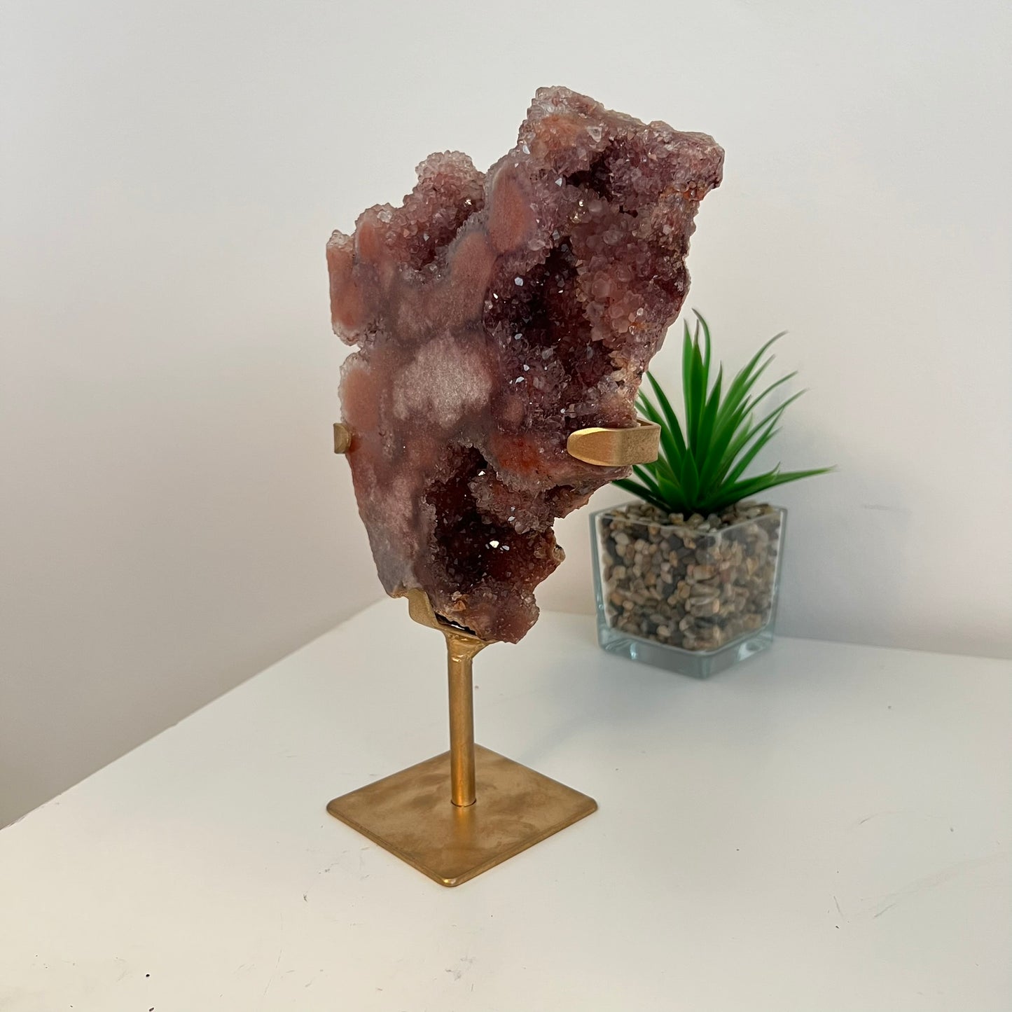 Large Pink Amethyst Statement