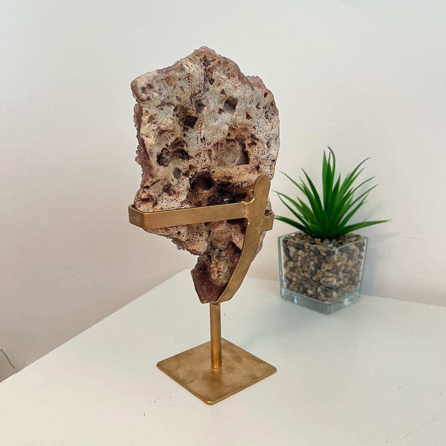 Large Pink Amethyst Statement