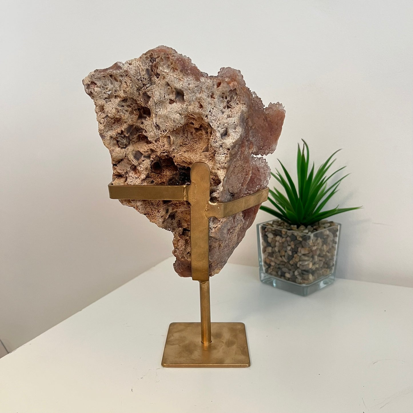 Large Pink Amethyst Statement