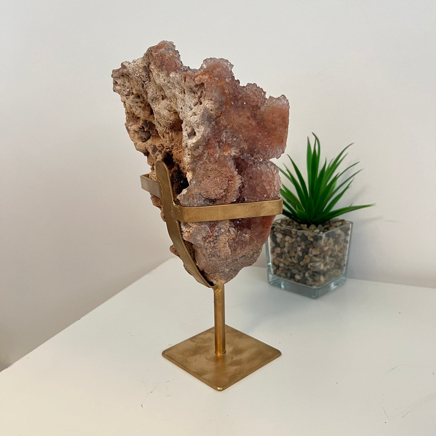 Large Pink Amethyst Statement