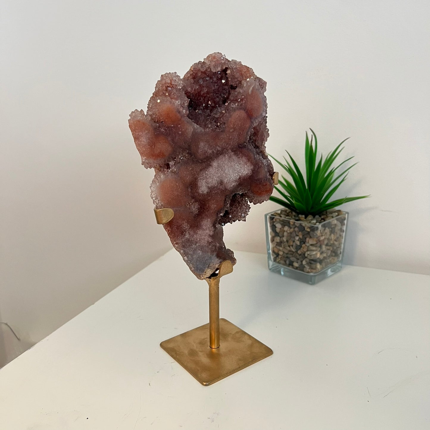 Large Pink Amethyst Statement