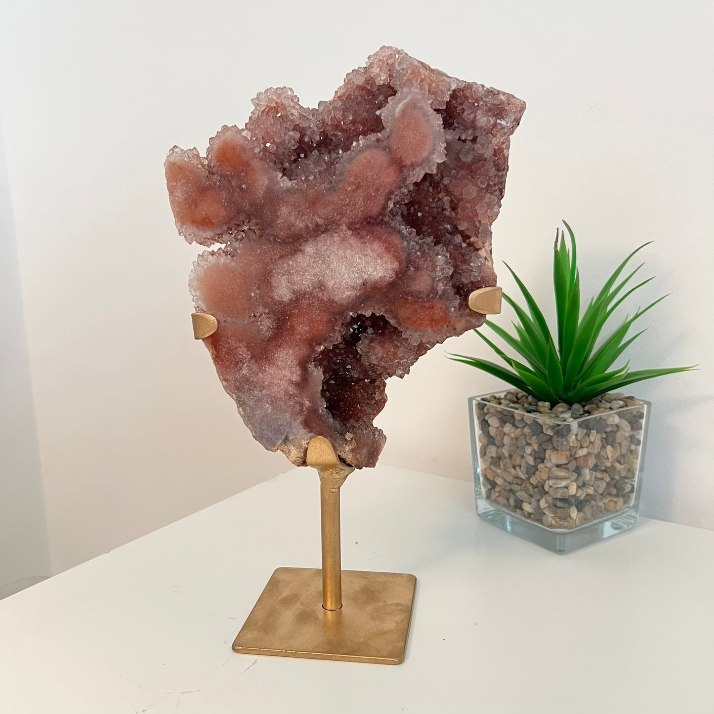 Large Pink Amethyst Statement