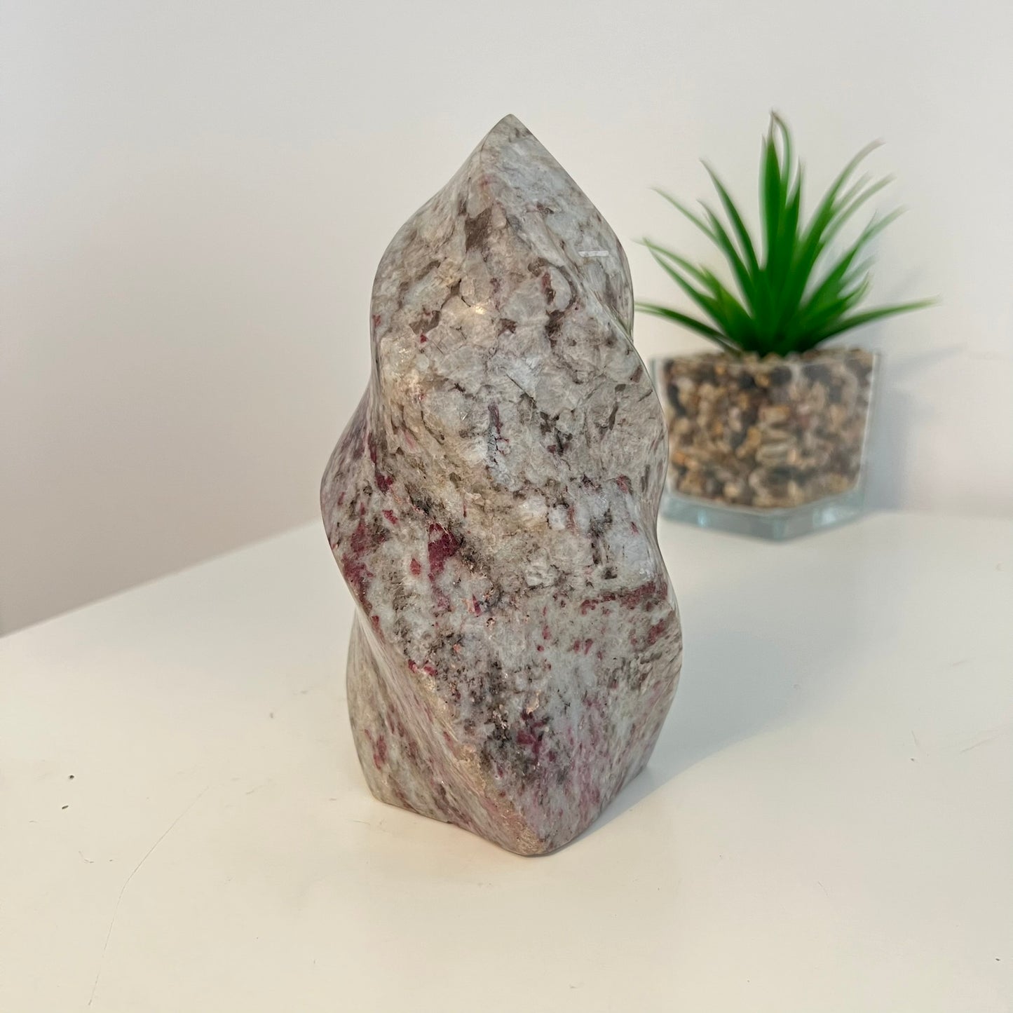 Large Pink Tourmaline Flame