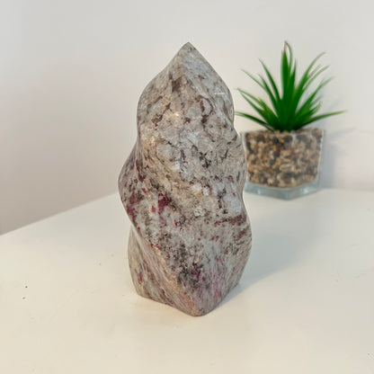 Large Pink Tourmaline Flame from PureZen Minerals, view 3
