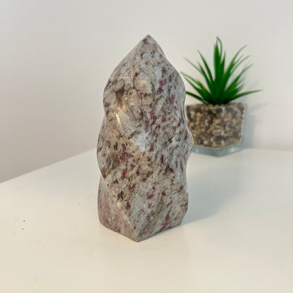 Large Pink Tourmaline Flame from PureZen Minerals, view 2